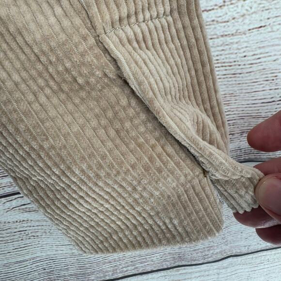 Daughter of the Liberation Corduroy Blazer Womens 4 Beige Shoulder Pads - Picture 6 of 11